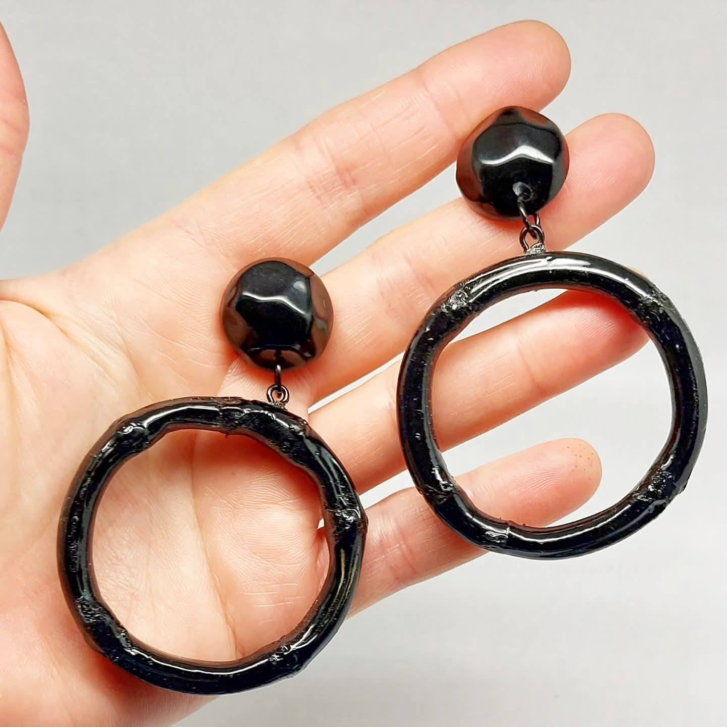 Stilgiganten Kustom Ohrstecker "Dark Bamboo Love"