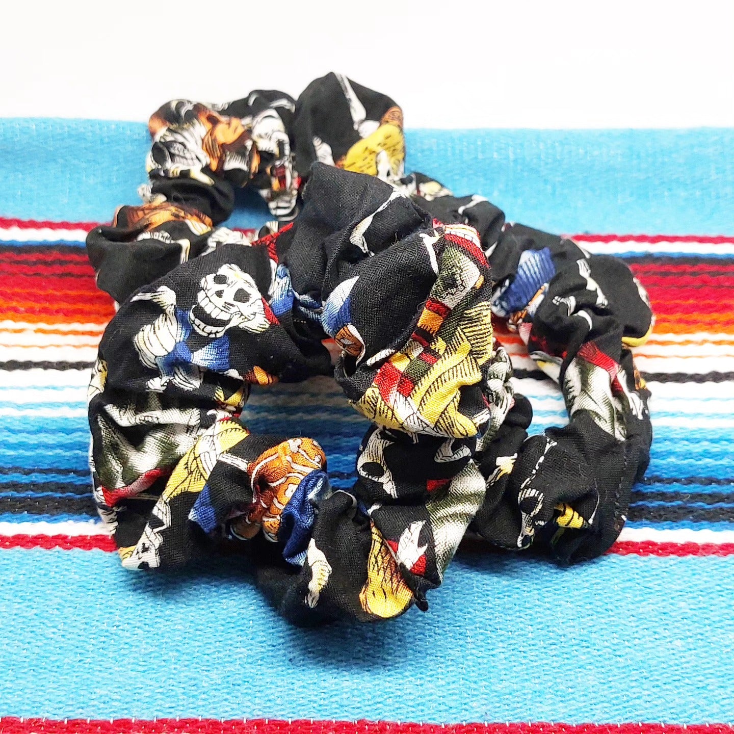 Stilgiganten Kustom Scrunchie "Dia de los muertos"