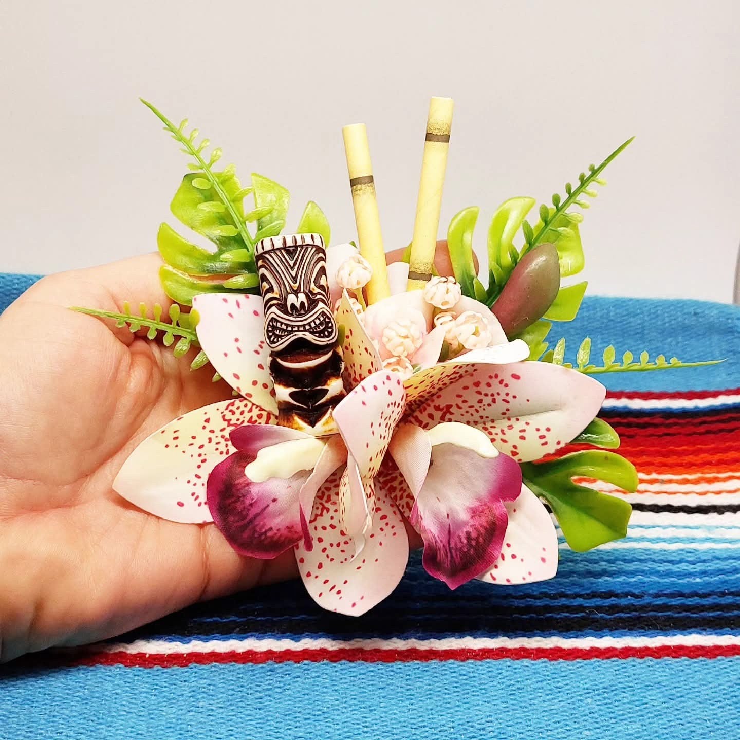 Große Stilgiganten Haarblumenspange "Sweet Summer Boogie Vibes"