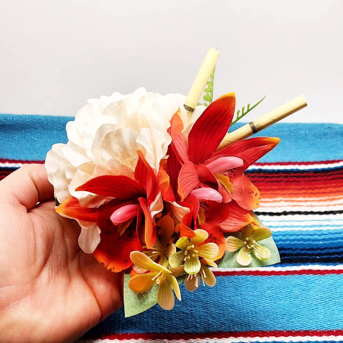 Große Stilgiganten Haarblumenspange "Cool Summer"
