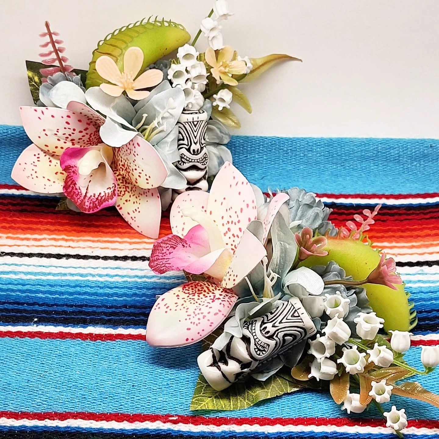 Große Stilgiganten Haarblumenspange "TIKI - Sweet Summer Jive Night"