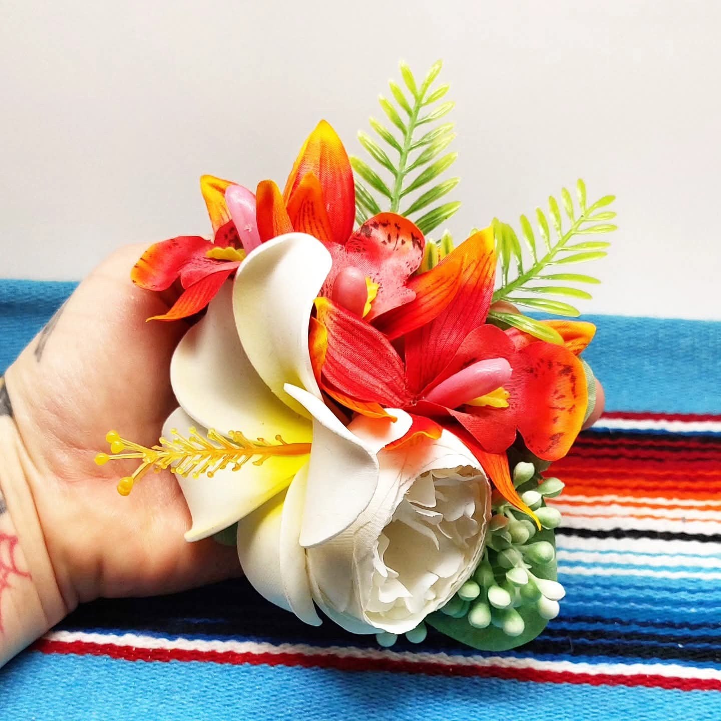 Große Stilgiganten Haarblumenspange "Hot Summer Vibes"