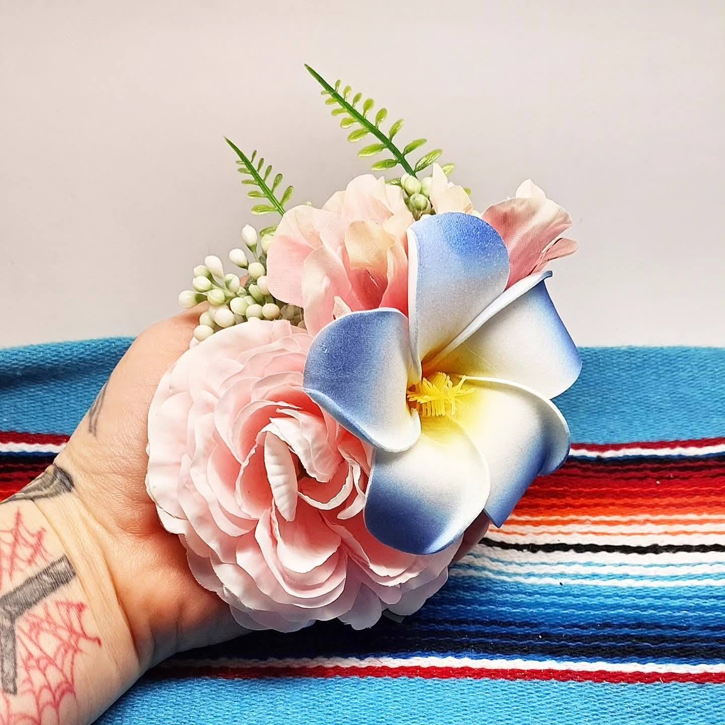 Große Stilgiganten Haarblumenspange "Sweet Summerbreeze"