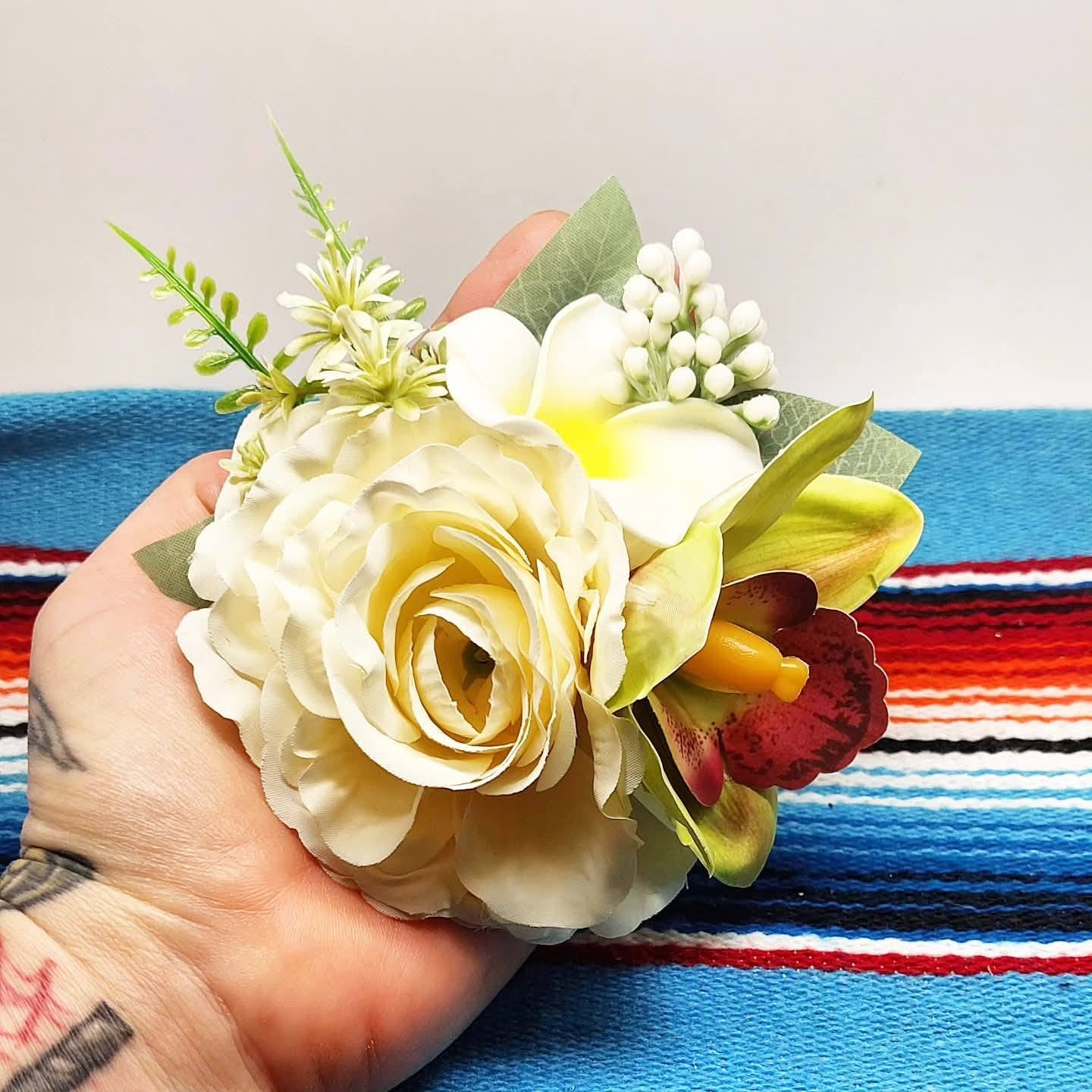 Große Stilgiganten Haarblumenspange "Sweet As Hell"