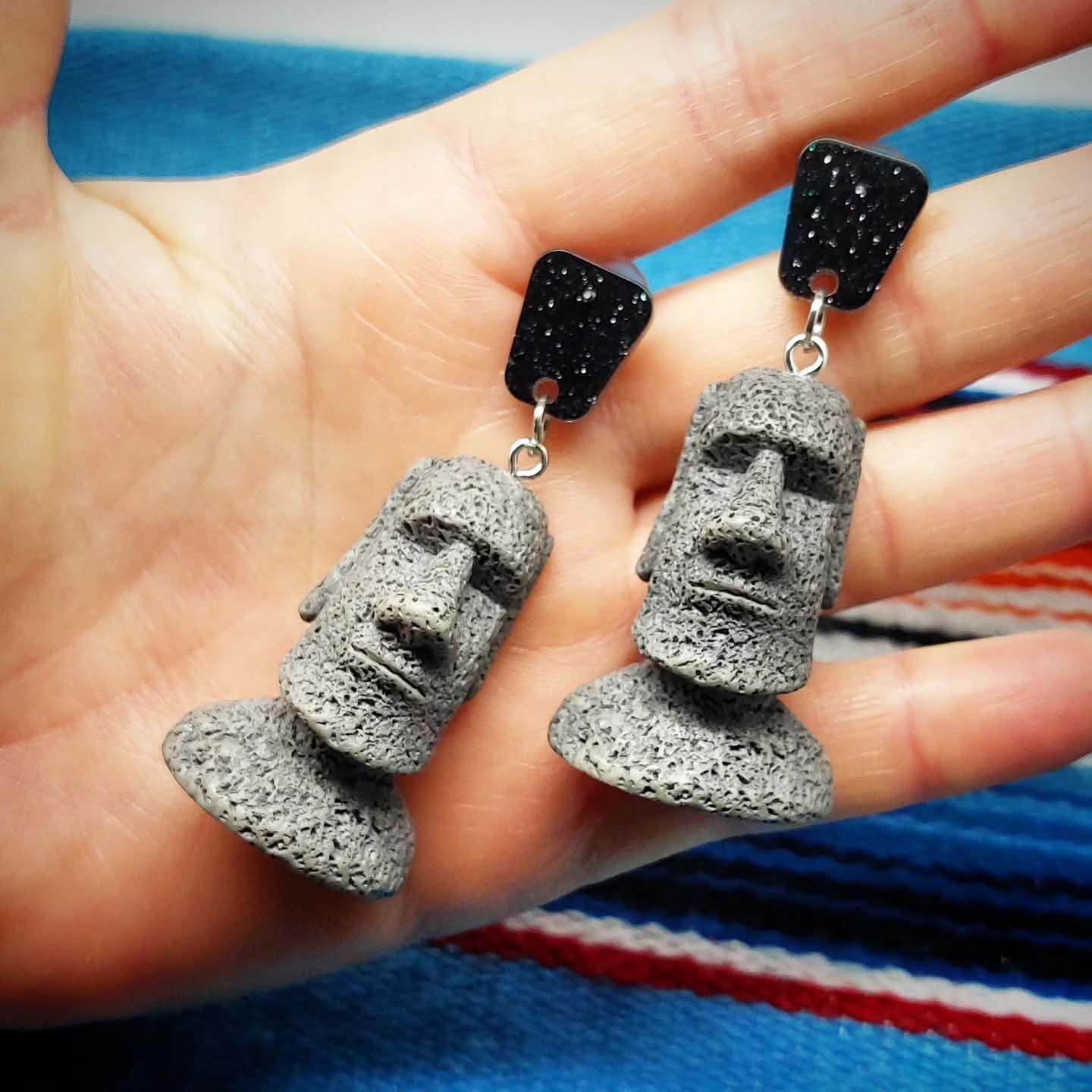 Stilgiganten Kustom Ohrstecker "MOAI - Cool Vibes"