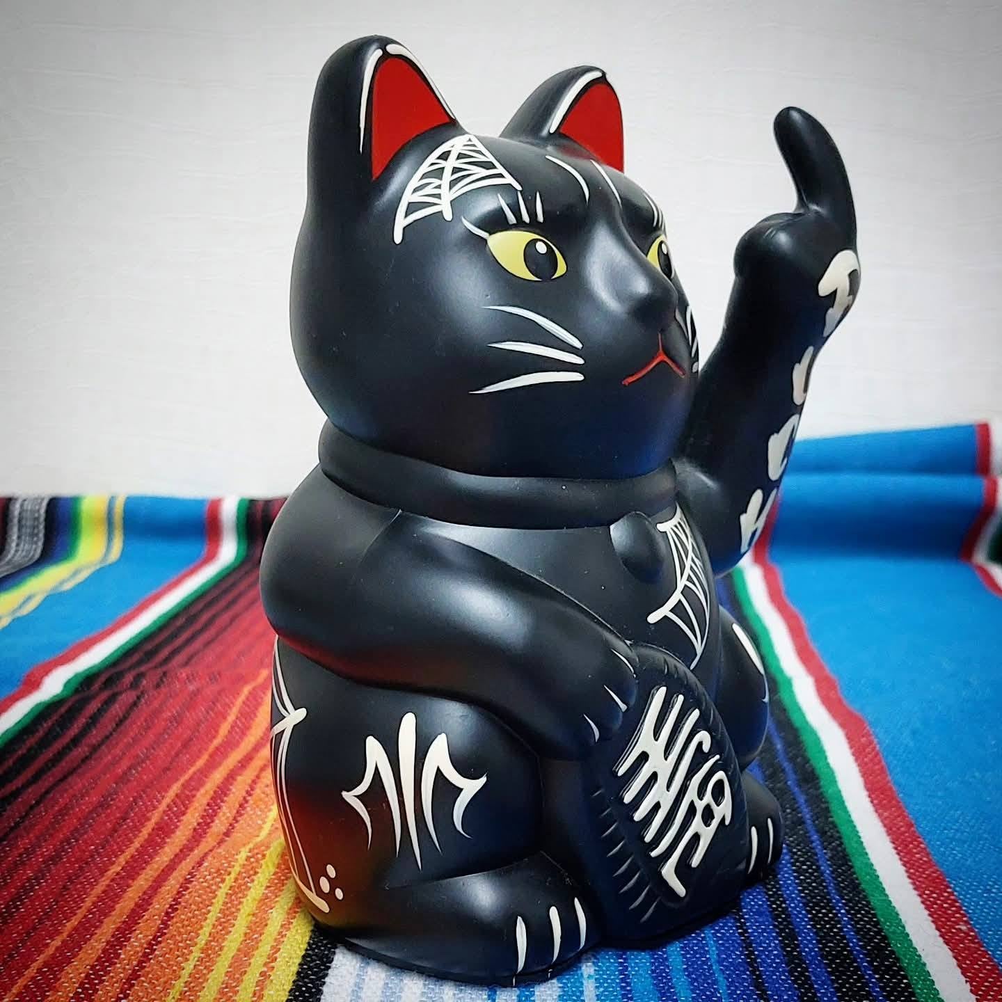 Stilgiganten Kustom Statement Deko "Winke Katze - F*CK YOU"