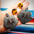 Stilgiganten Kustom Ohrstecker "Wild Girl - Dark Hibiscus"