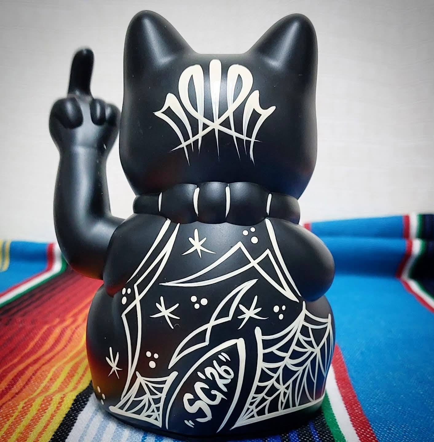 Stilgiganten Kustom Statement Deko "Winke Katze - F*CK YOU"