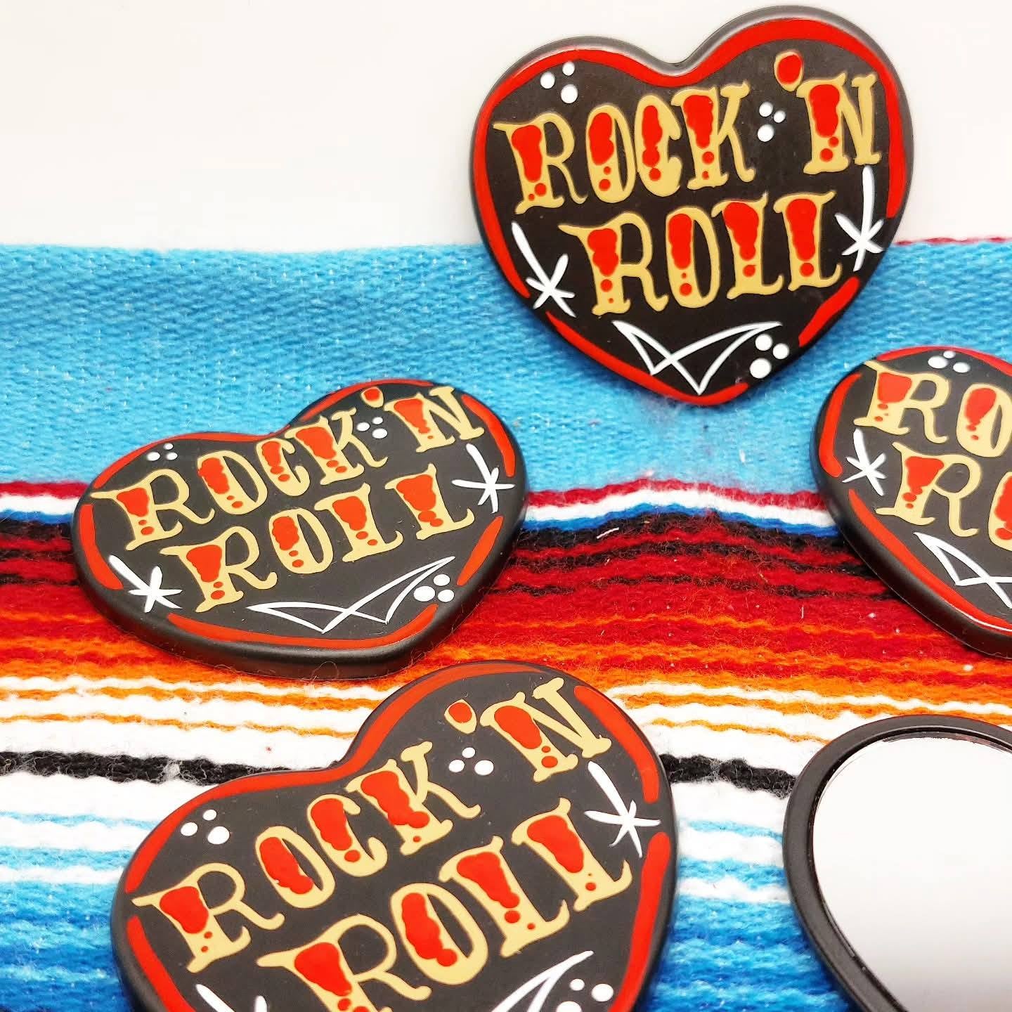 Stilgiganten Kustom Taschenspielgel "ROCK `N ROLL"