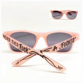Stilgiganten Kustom Sonnenbrille "NEVER EVER F*CK A F*CKER / Soft Pink"