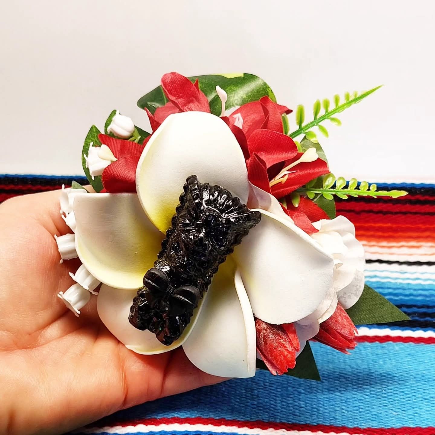 Große Stilgiganten Haarblumenspange "TIKI - Rock `N Roll Babe"