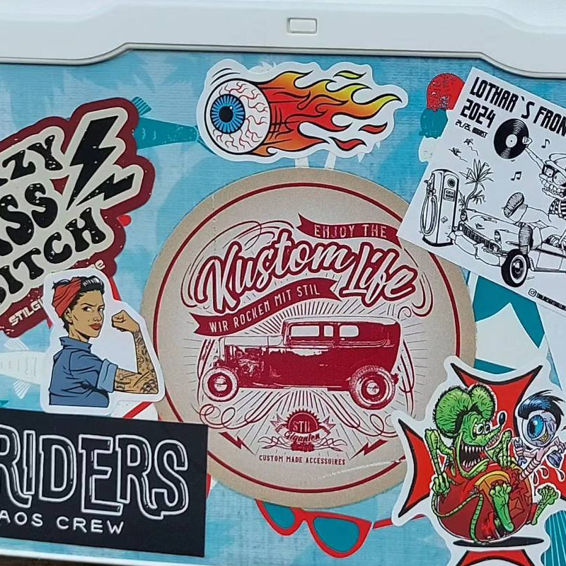 Stilgiganten Aufkleber "Kustom Life"