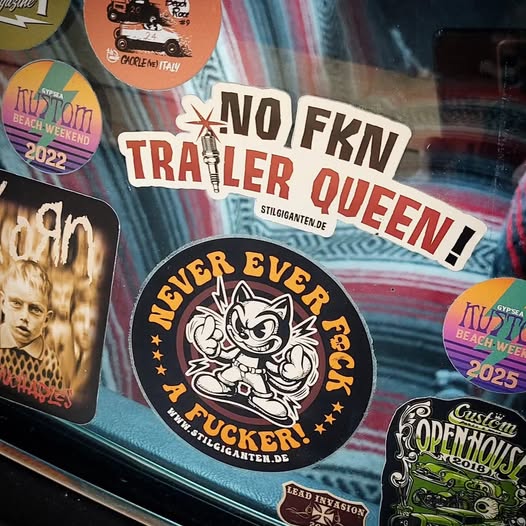 Stilgiganten Aufkleber "NEVER EVER F*CK A FUCKER"