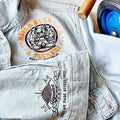 Stilgiganten Kustom Jeansjacke "NEVER EVER F*CK A F*CKER"