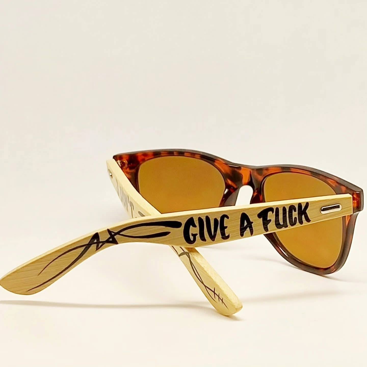 Stilgiganten Kustom Sonnenbrille "I DON`T GIVE A F*CK"