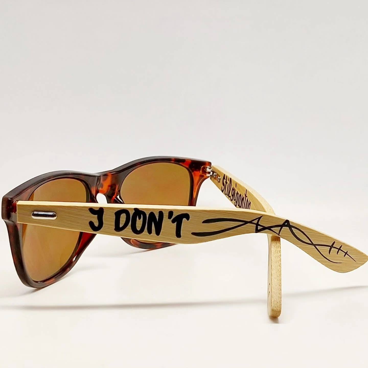 Stilgiganten Kustom Sonnenbrille "I DON`T GIVE A F*CK"