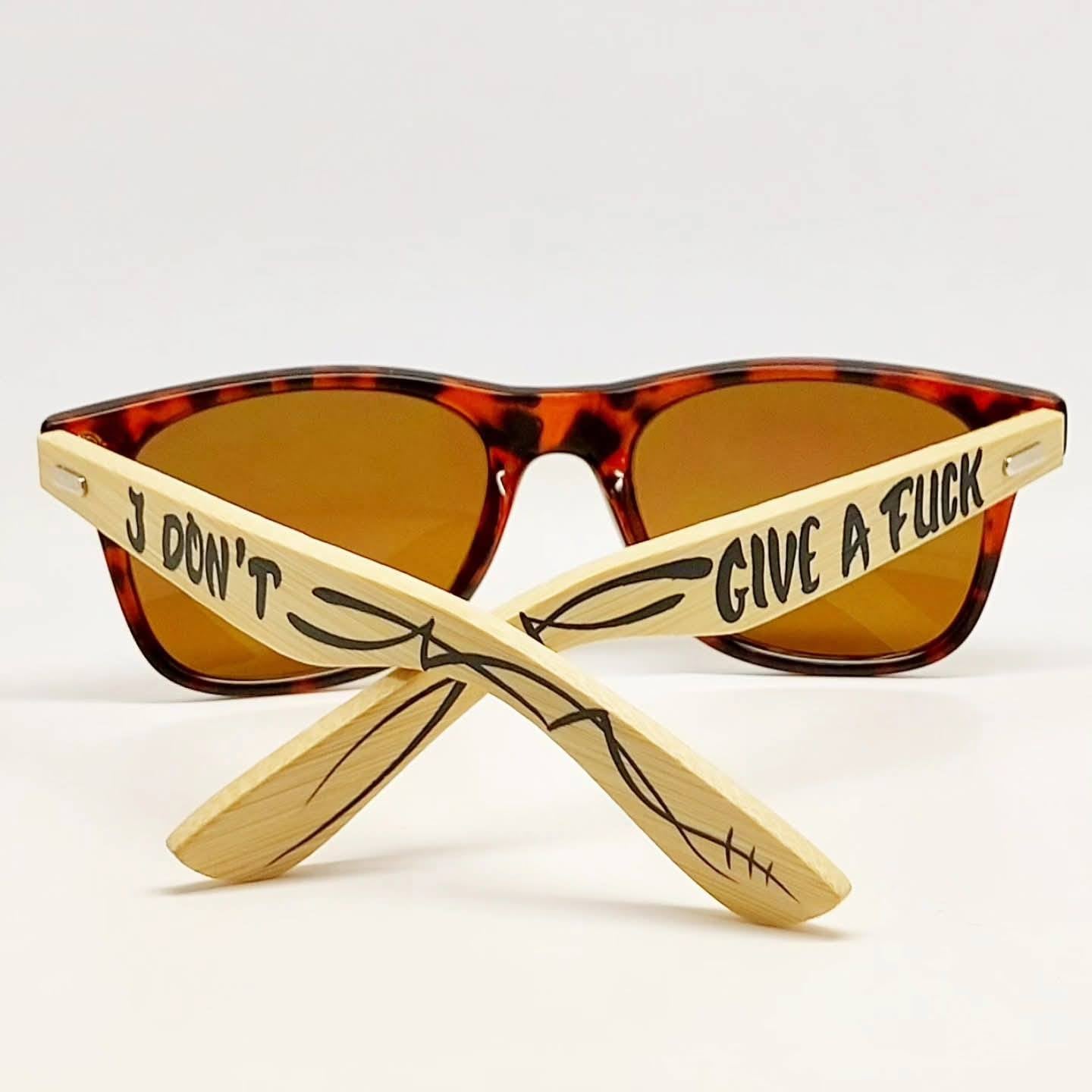 Stilgiganten Kustom Sonnenbrille "I DON`T GIVE A F*CK"