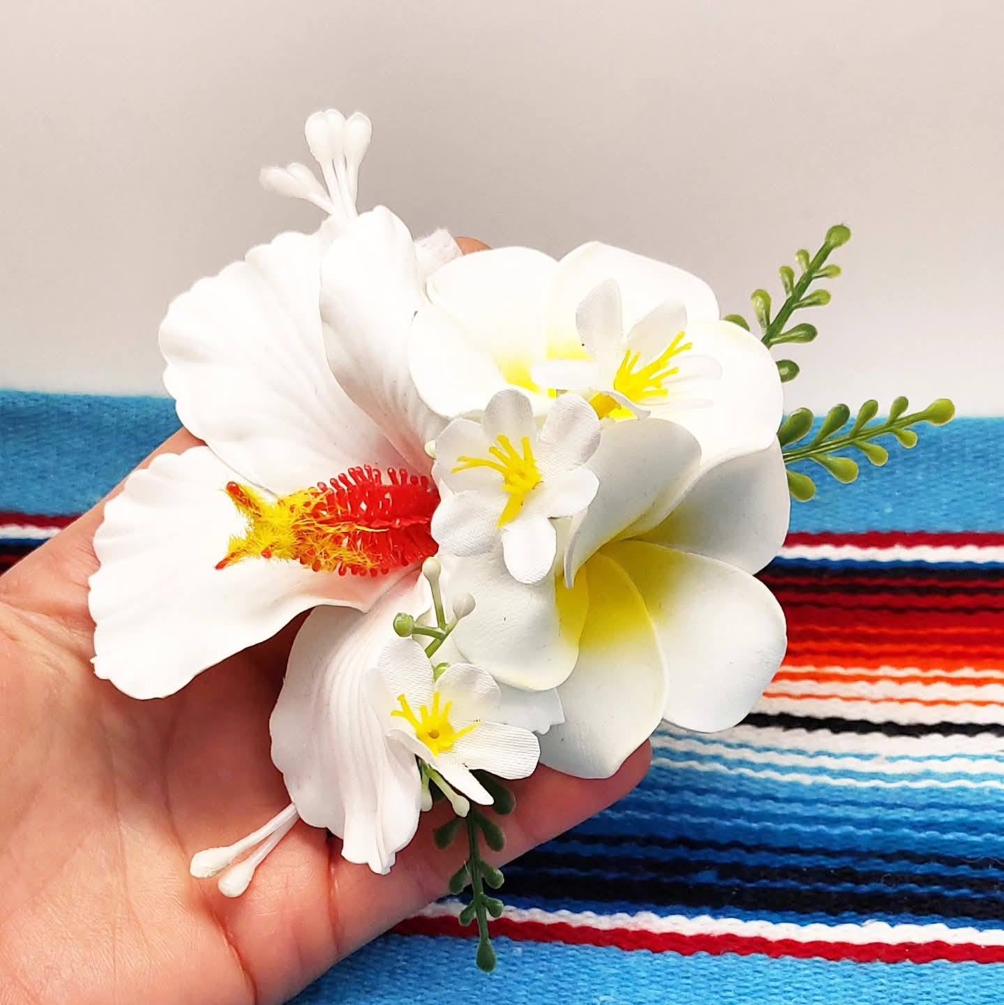 Stilgiganten Haarblumenspange "Sweet Summer Kiss"