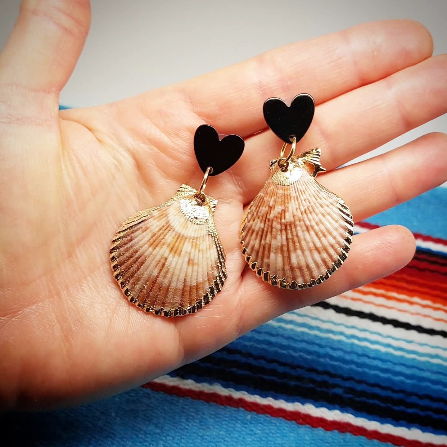 Stilgiganten Kustom Ohrstecker "Strand Liebe"
