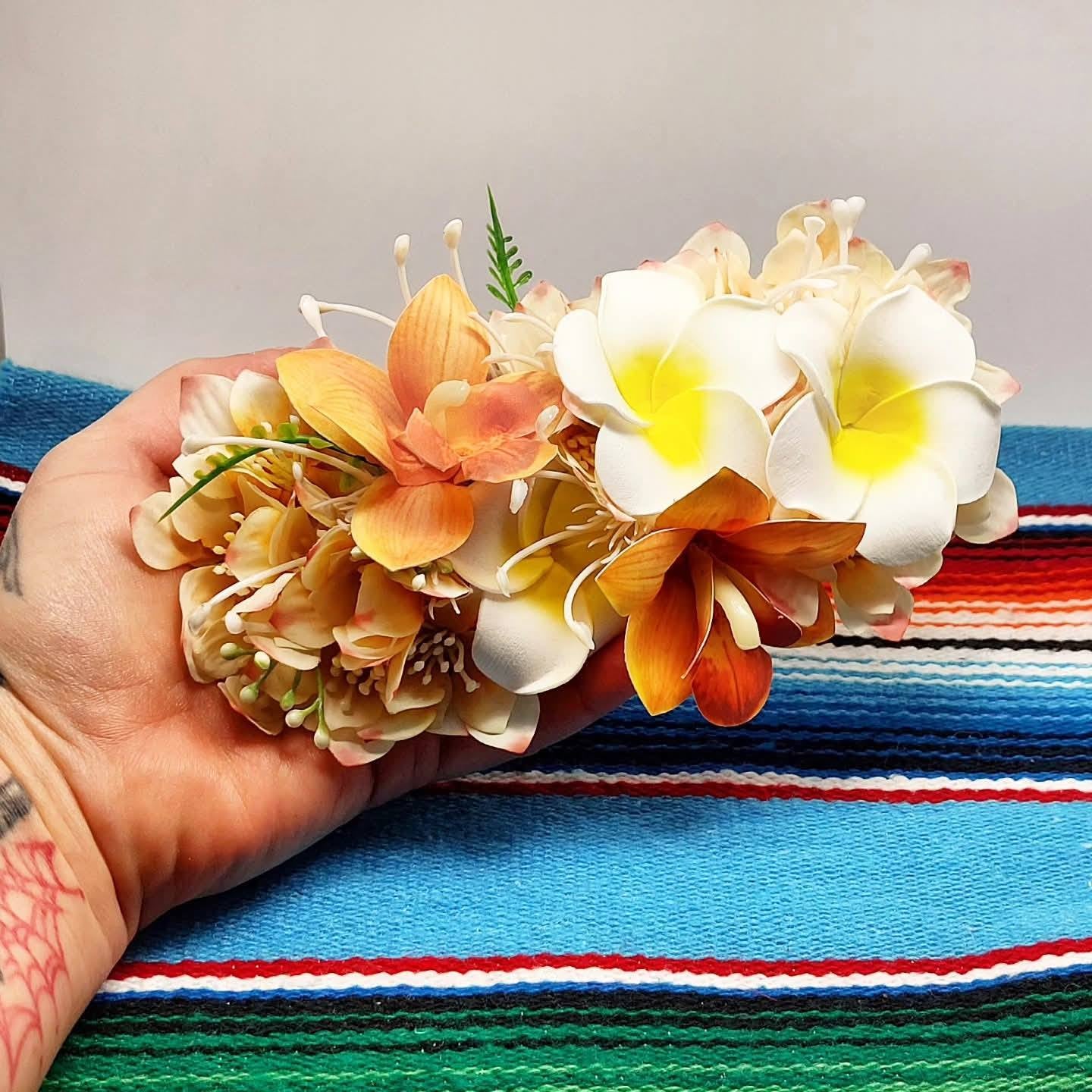 Stilgiganten Gibsonroll Haarblumenspange "Rockin `Jamboree"