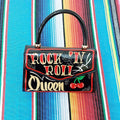 Stilgiganten Kustom Handtasche (klein) "Rock `n Roll Queen"