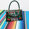 Stilgiganten Kustom Handtasche "ROCK `N ROLL"