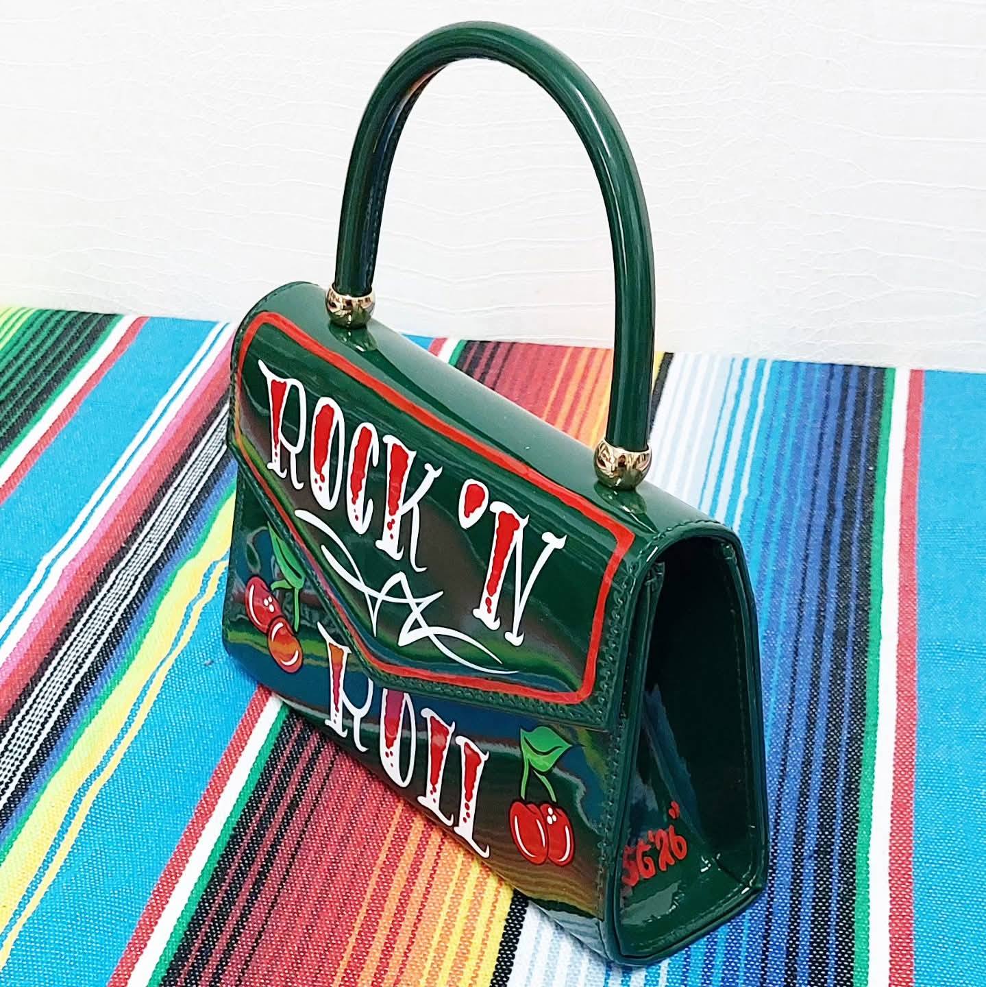 Stilgiganten Kustom Handtasche "ROCK `N ROLL"