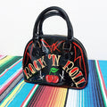 Stilgiganten Kustom Handtasche / Bowling Stil "ROCK `N ROLL"