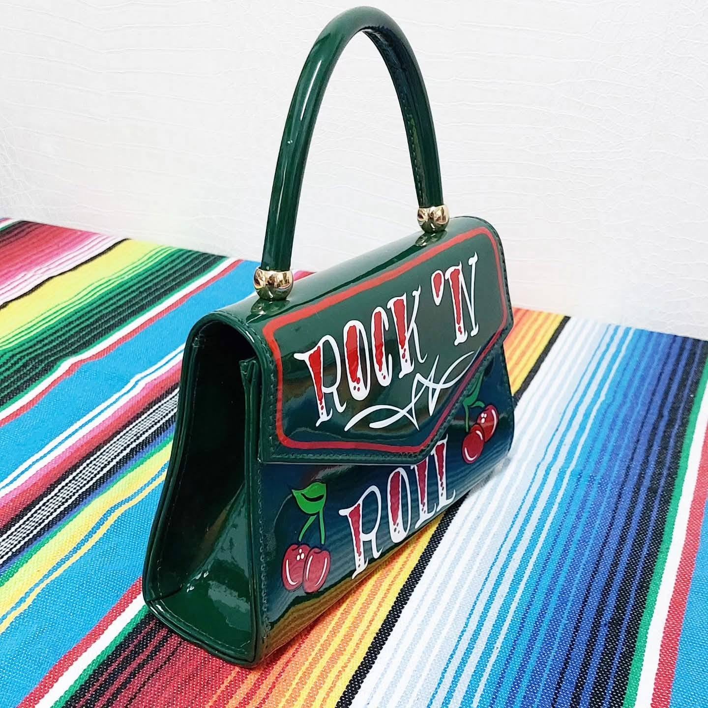 Stilgiganten Kustom Handtasche "ROCK `N ROLL"
