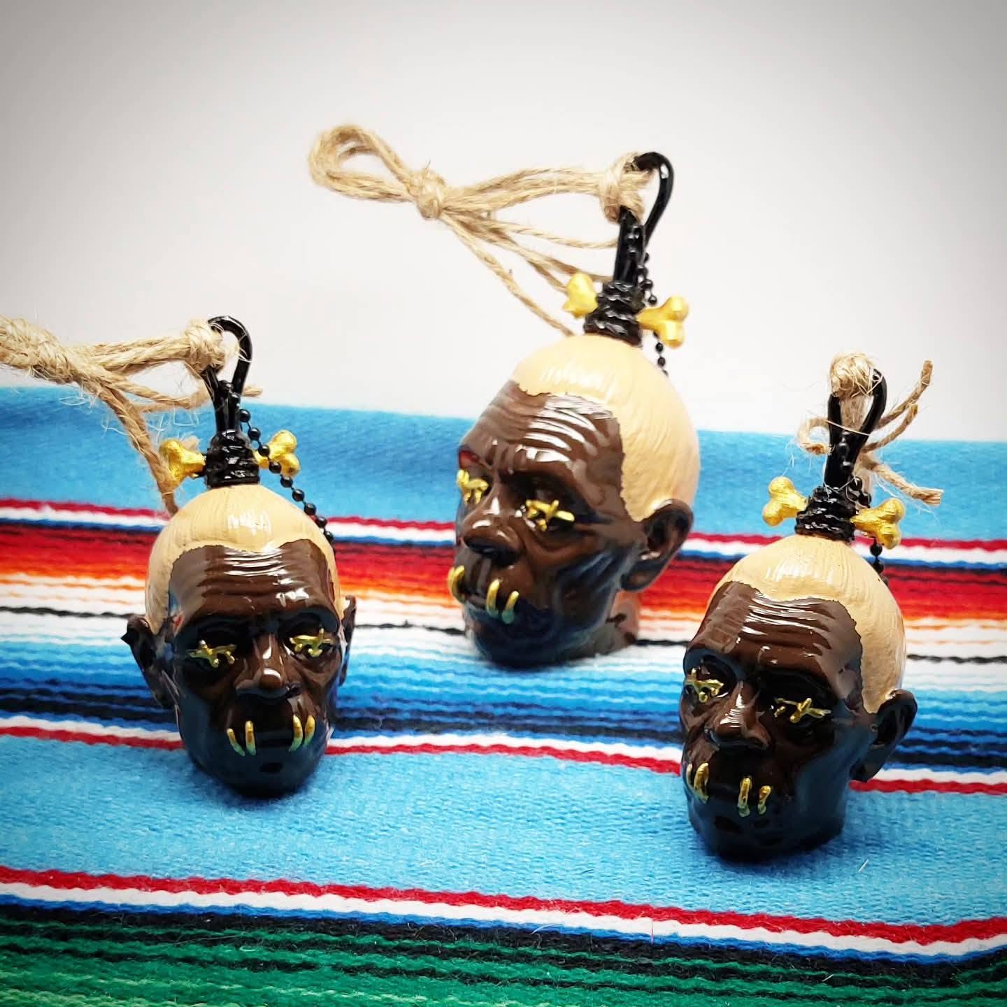 Stilgiganten Kustom Deko Anhänger "Schrumpfkopf - Amazonas"