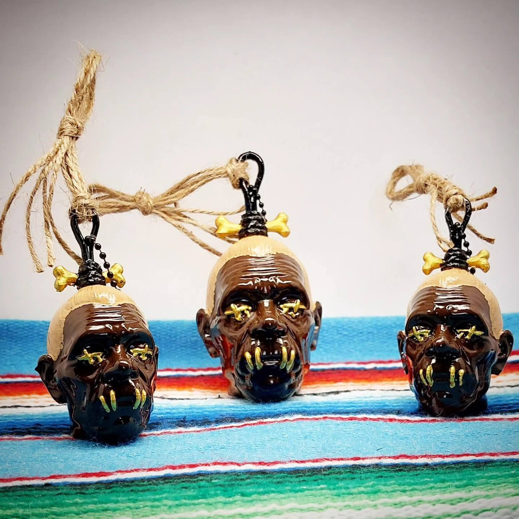 Stilgiganten Kustom Deko Anhänger "Schrumpfkopf - Amazonas"