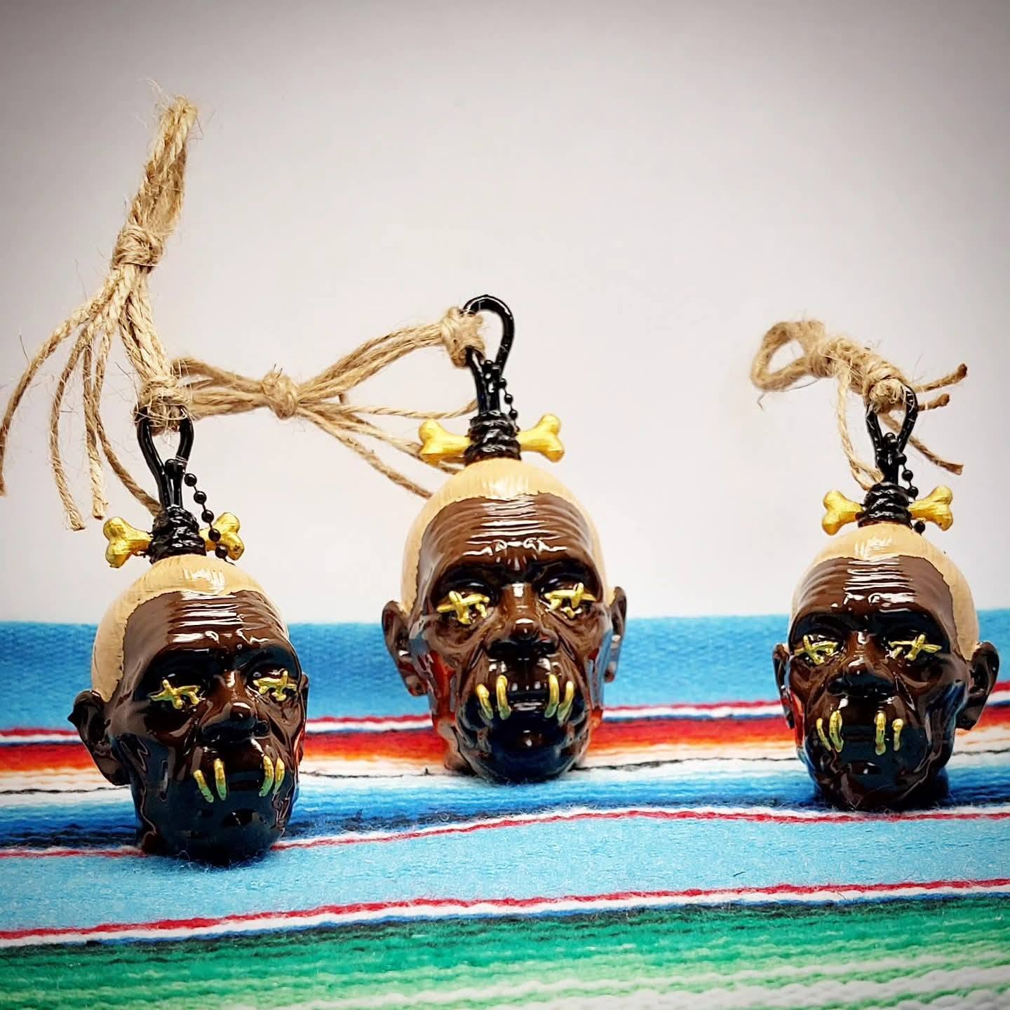Stilgiganten Kustom Deko Anhänger "Schrumpfkopf - Amazonas"