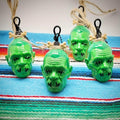 Stilgiganten Kustom Deko Anhänger "Schrumpfkopf - Green Monster"