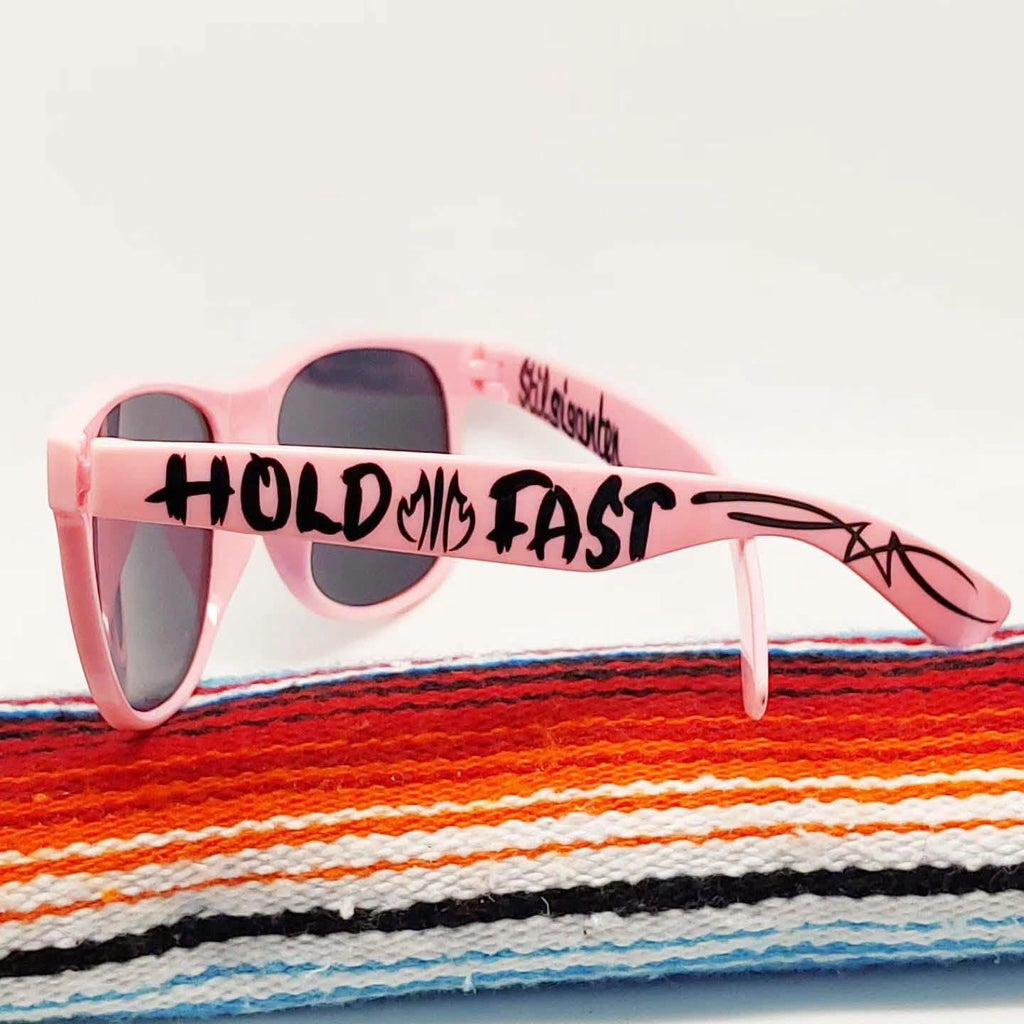 Stilgiganten Kustom Sonnenbrille "HOLD FAST" (rosa)