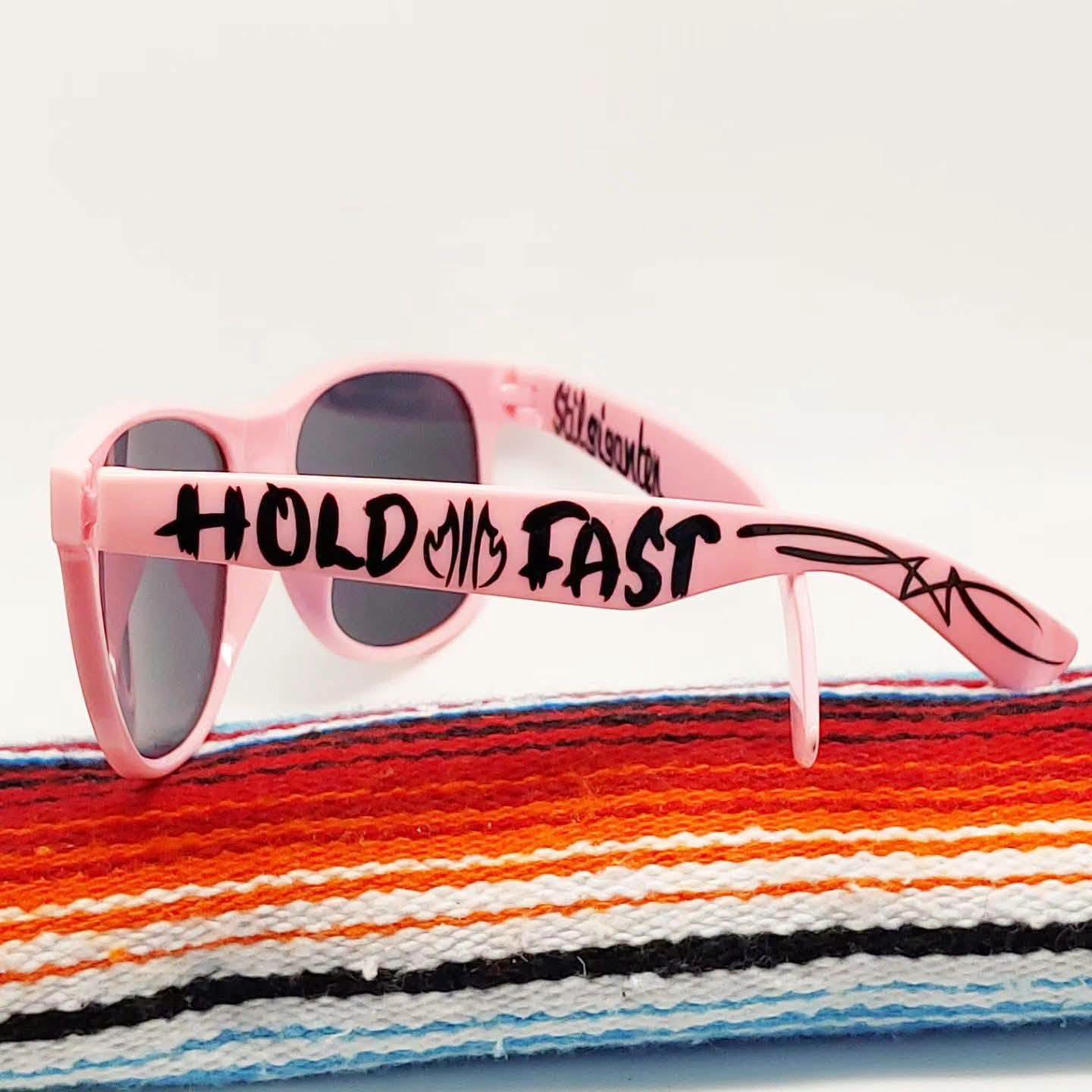 Stilgiganten Kustom Sonnenbrille "HOLD FAST" (rosa)