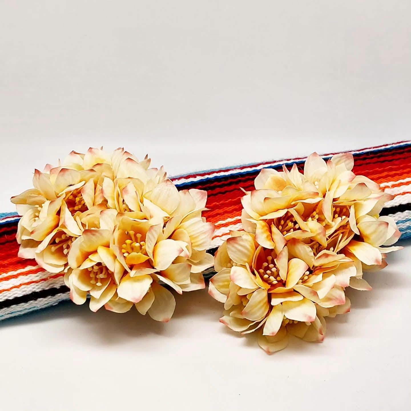 Stilgiganten Haarblumenspangen SET "Sweet Breeze"