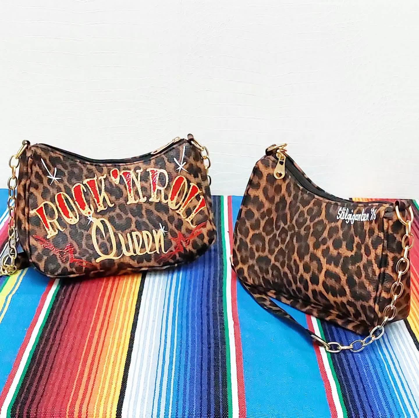 Stilgiganten Kustom Handtasche "Wild & Cool - ROCK `N ROLL Queen"
