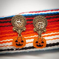 Stilgiganten Kustom Ohrstecker "Wild Halloween Girl"