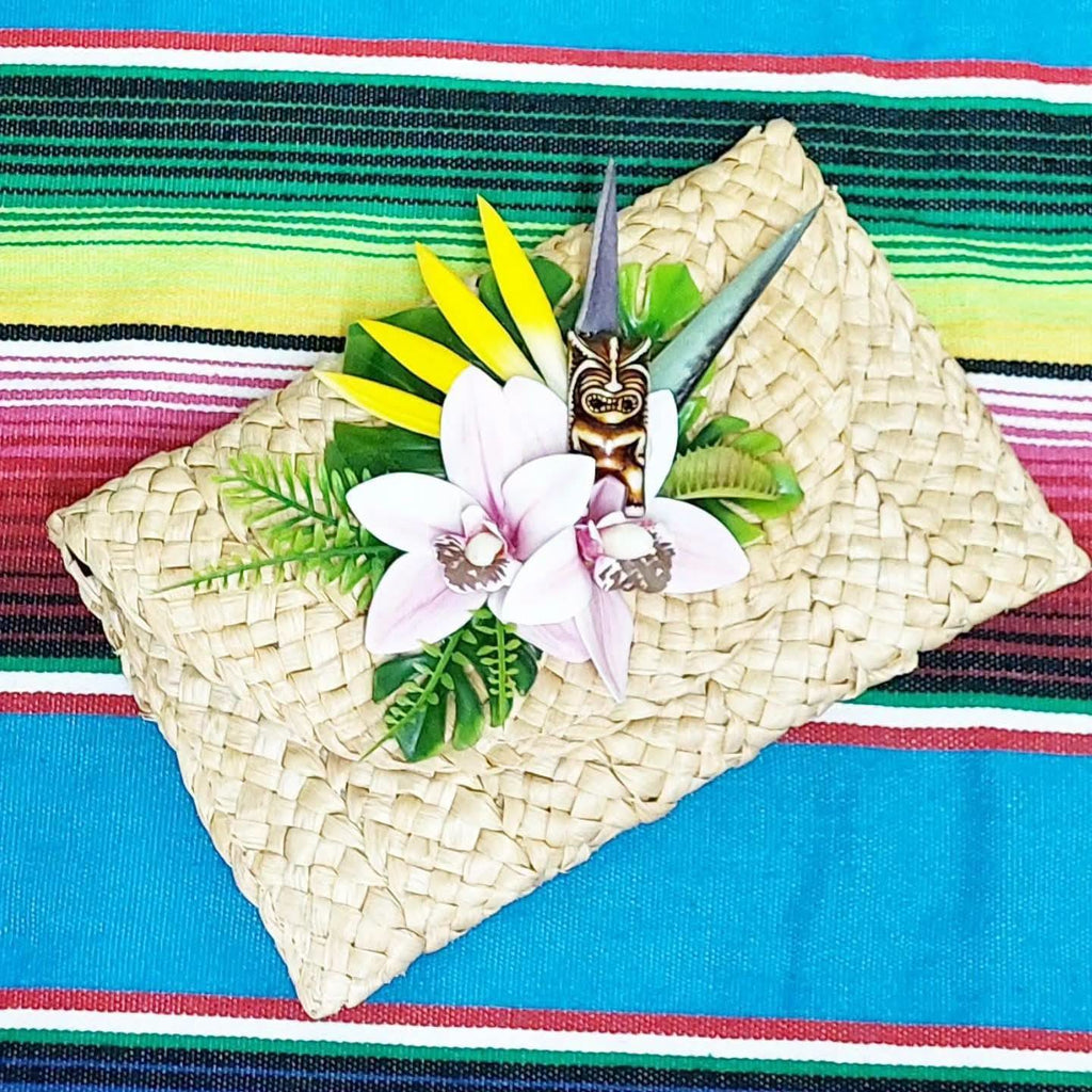 Stilgiganten Kustom Clutch "TIKI - ALOHA - Summer Vibes"