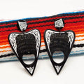 Stilgiganten Kustom Ohrstecker "Dark OUIJA Planchette"