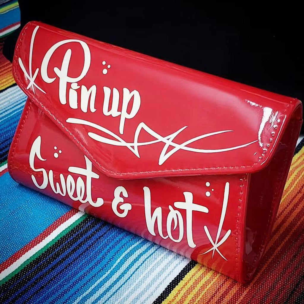 Stilgiganten Kustom Clutch "Pinup sweet & hot"