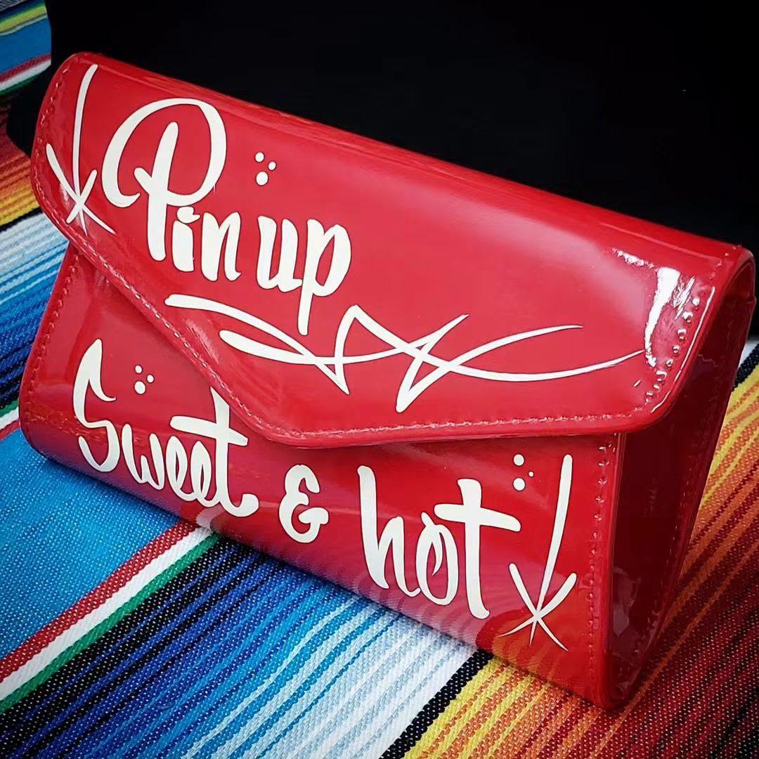 Stilgiganten Kustom Clutch "Pinup sweet & hot"