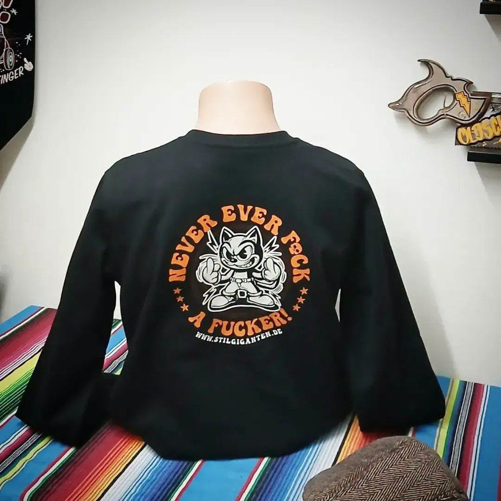 Stilgiganten Sweat Pullover "Never Ever F*ck a F*cker"