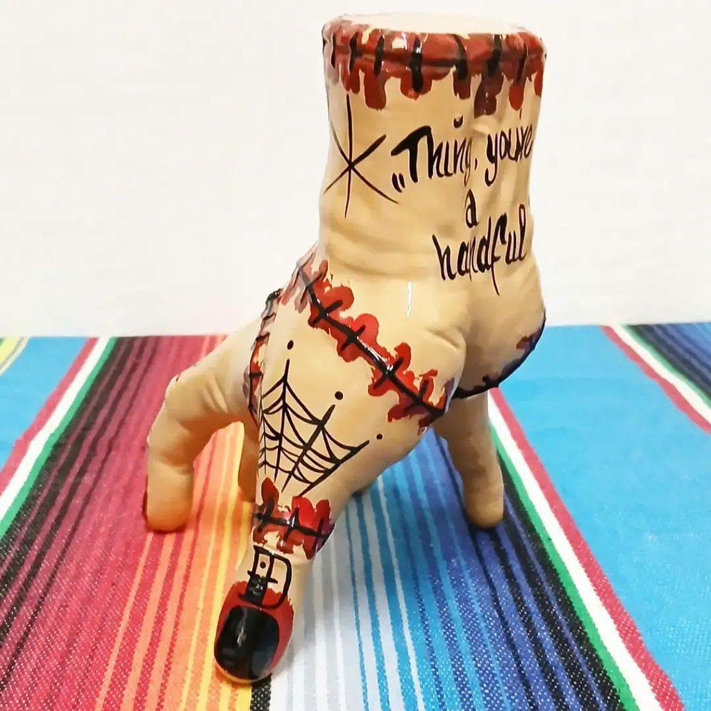 Stilgiganten Kustom Deko "Stay weird - thing you´re a handful"