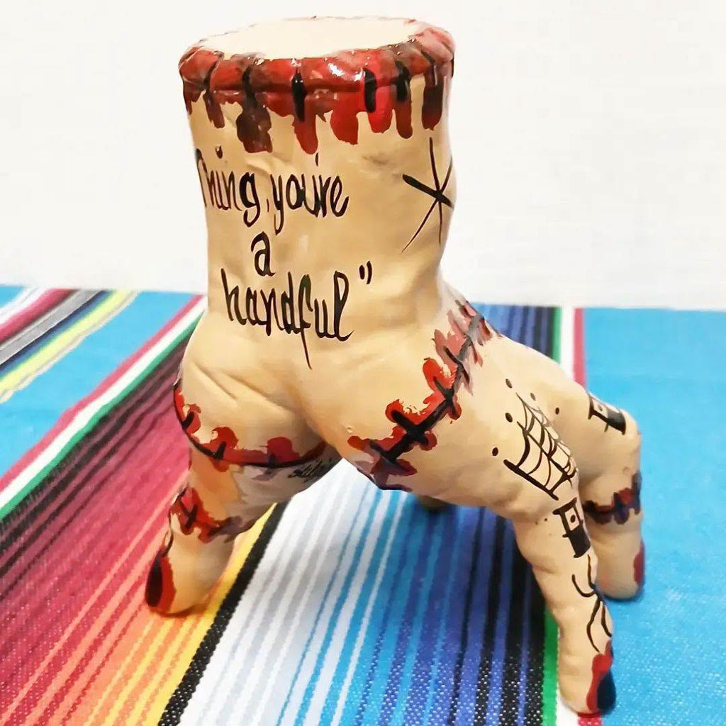 Stilgiganten Kustom Deko "Stay weird - thing you´re a handful"