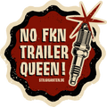 Stilgiganten Aufkleber "No Fkn Trailer Queen"
